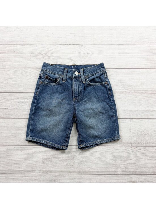 GAP Other - Gap Kids Denim Shorts Relaxed Fit Jean Shorts Classic 5 Pocket Dark Zip 6